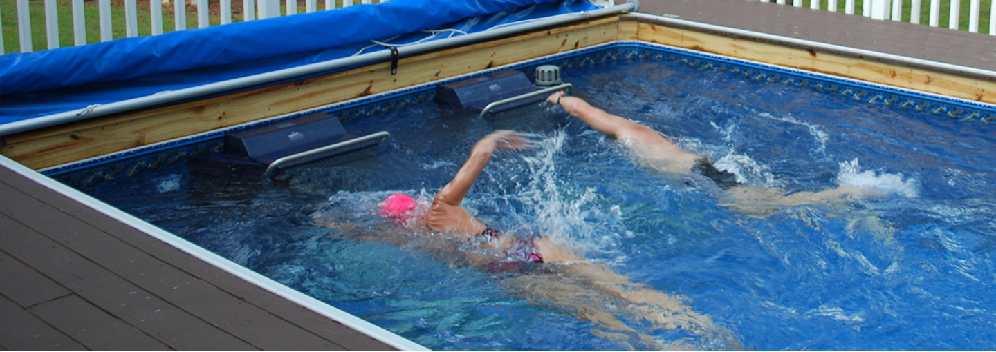 pool with current to swim against
