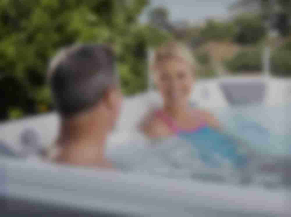 A person swimming in an Endless Pool